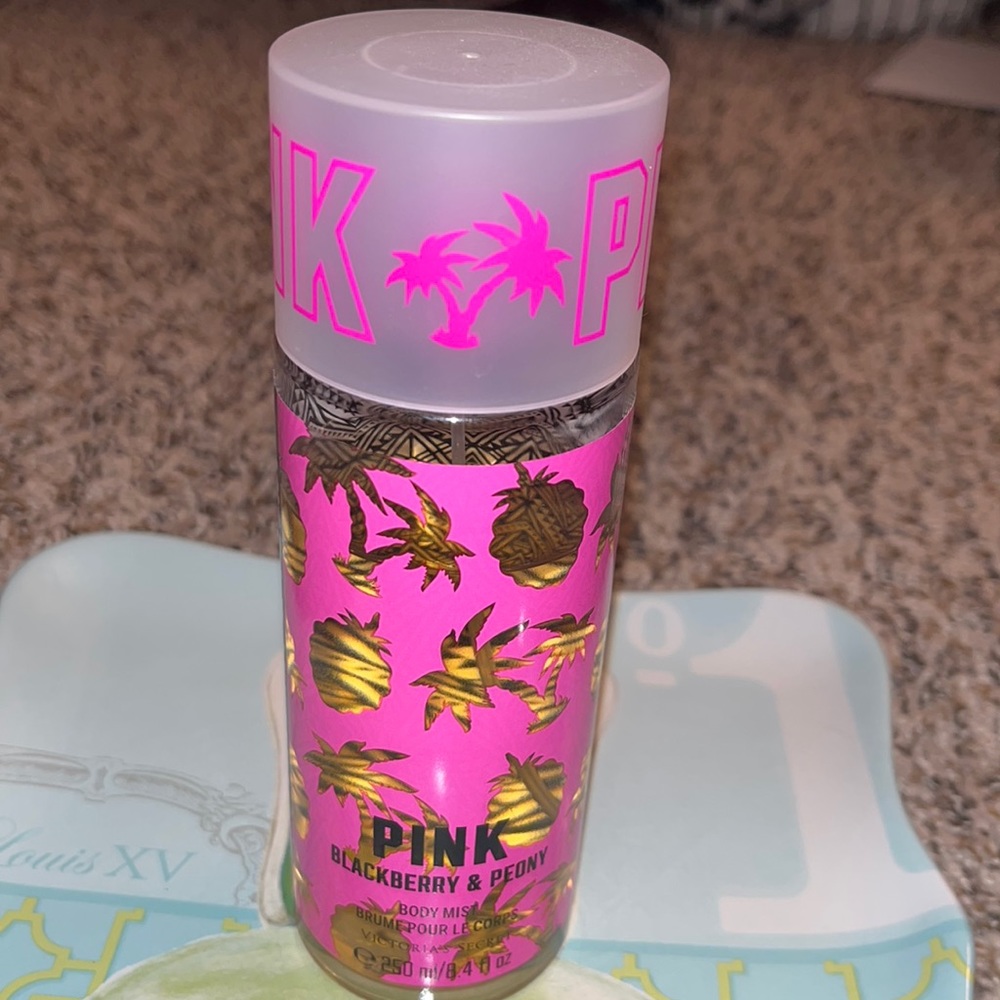 PINK Blackberry & Peony body mist